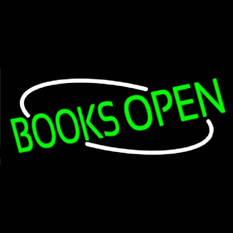 Books Open Neonreclame