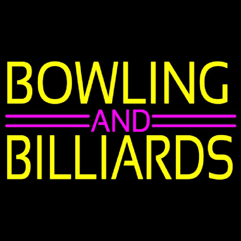 Bowling And Billiards 1 Neonreclame