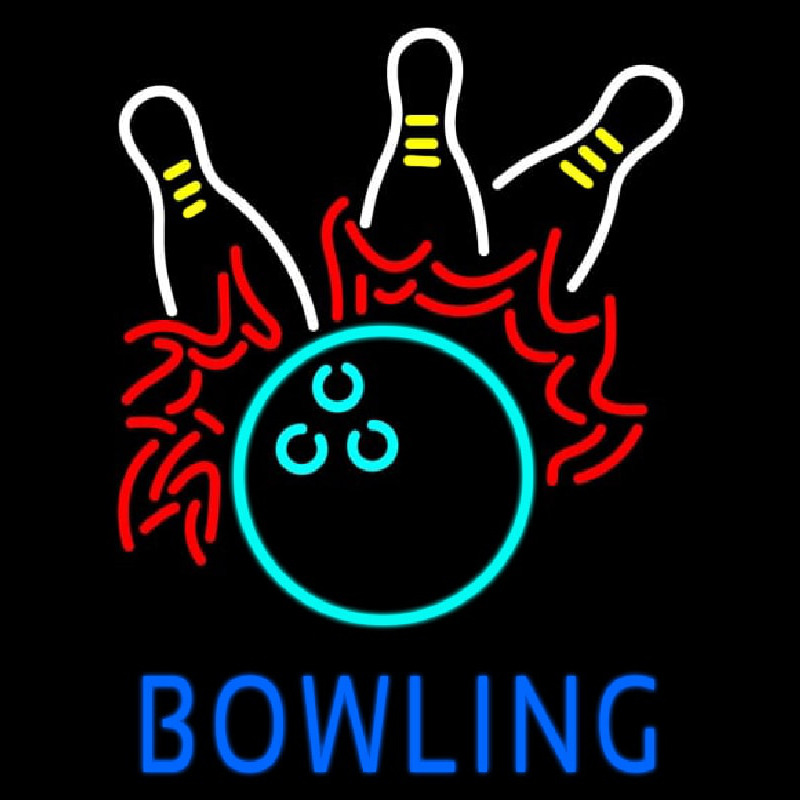 Bowling Fire Neonreclame