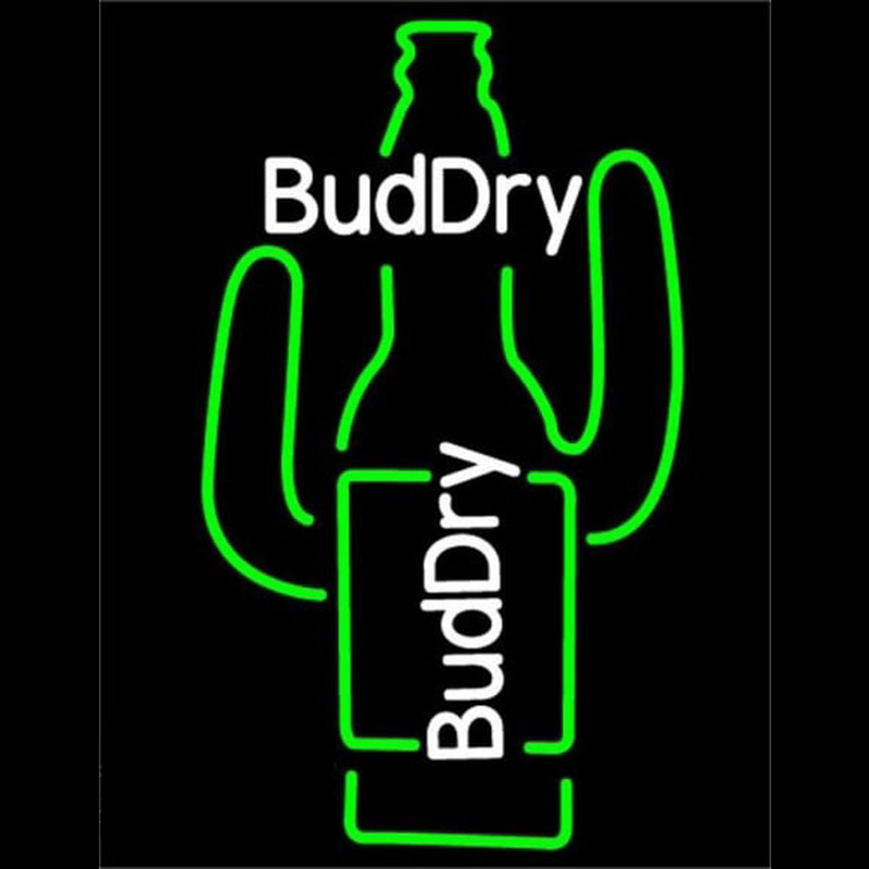 Bud Dry Cactus Beer Sign Neonreclame