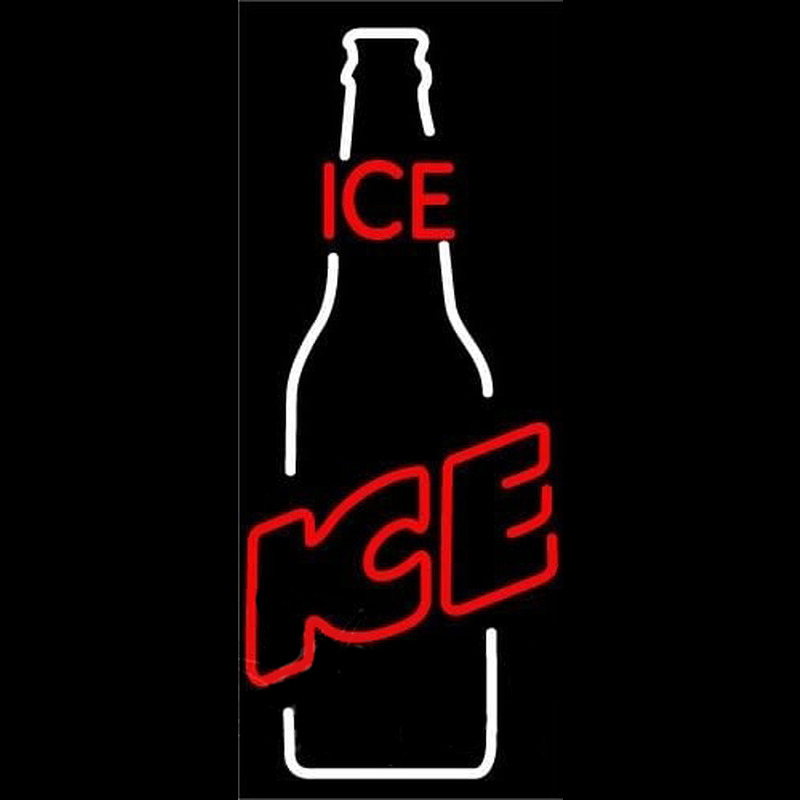 Bud Ice Bottle Beer Sign Neonreclame