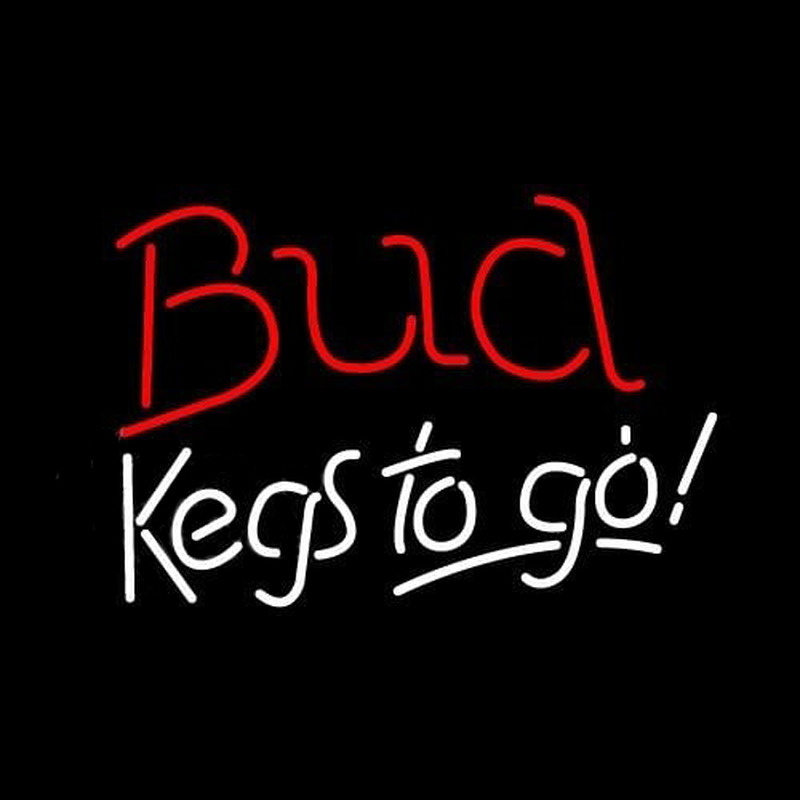 Bud Kegs To Go Beer Sign Neonreclame