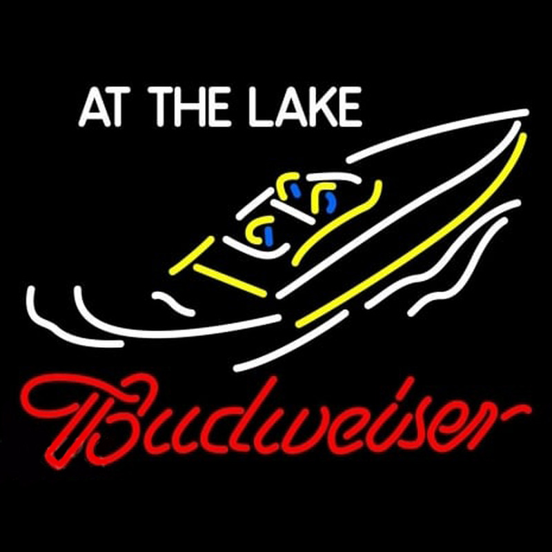 Budweiser At The Lake Neonreclame