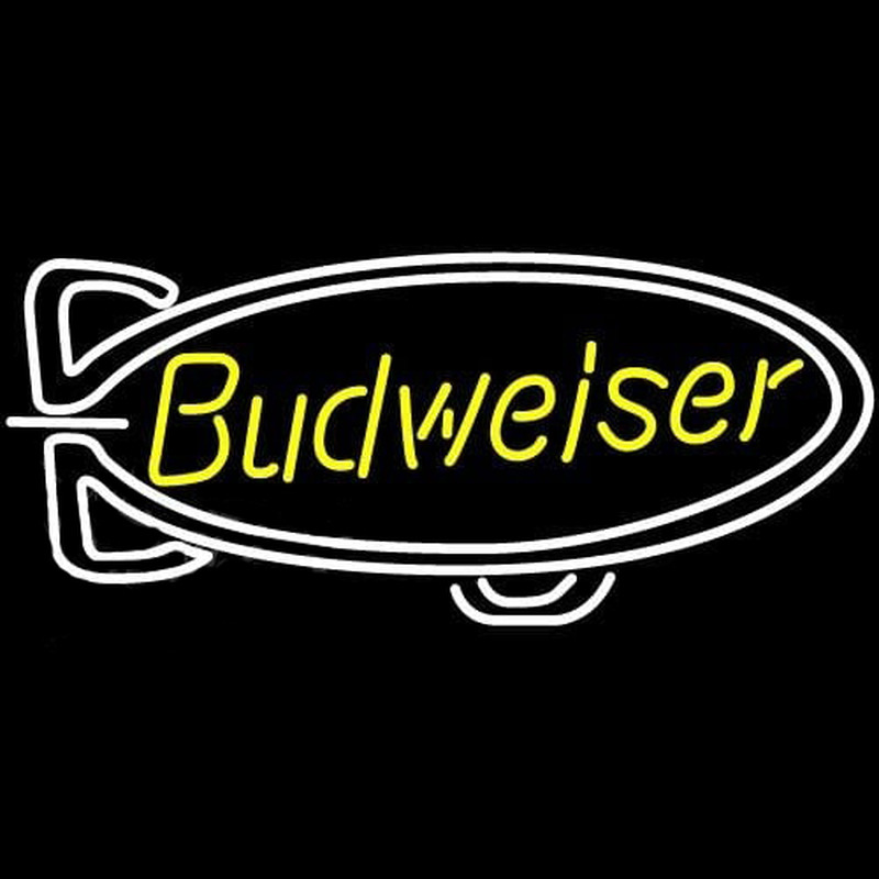 Budweiser Blimp Beer Sign Neonreclame