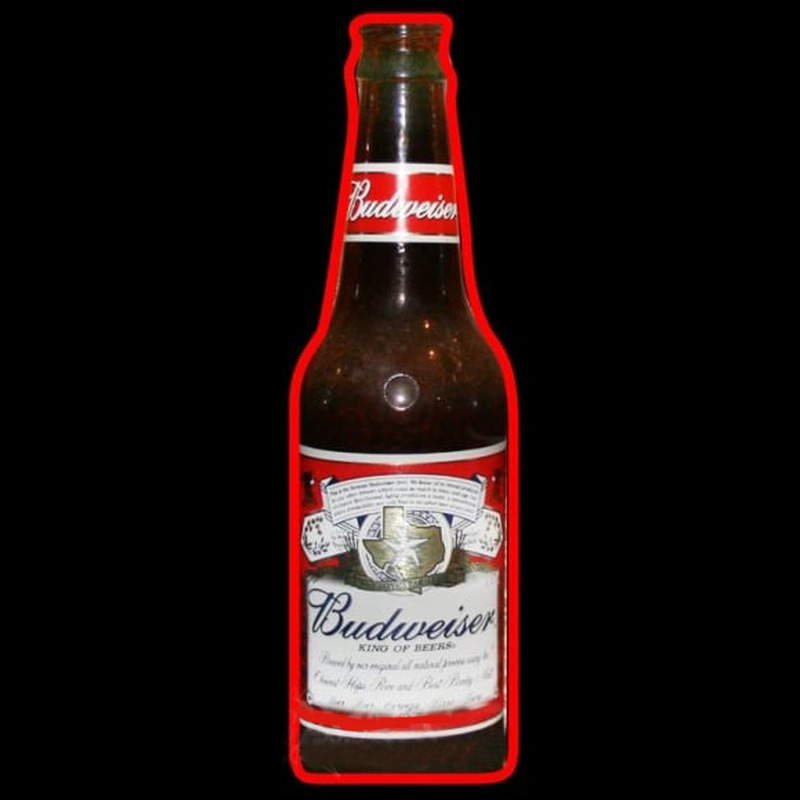 Budweiser Bottle Beer Sign Neonreclame