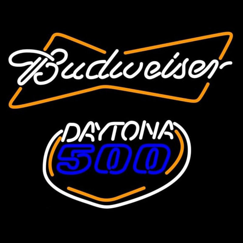 Budweiser Daytona 500 Beer Sign Neonreclame