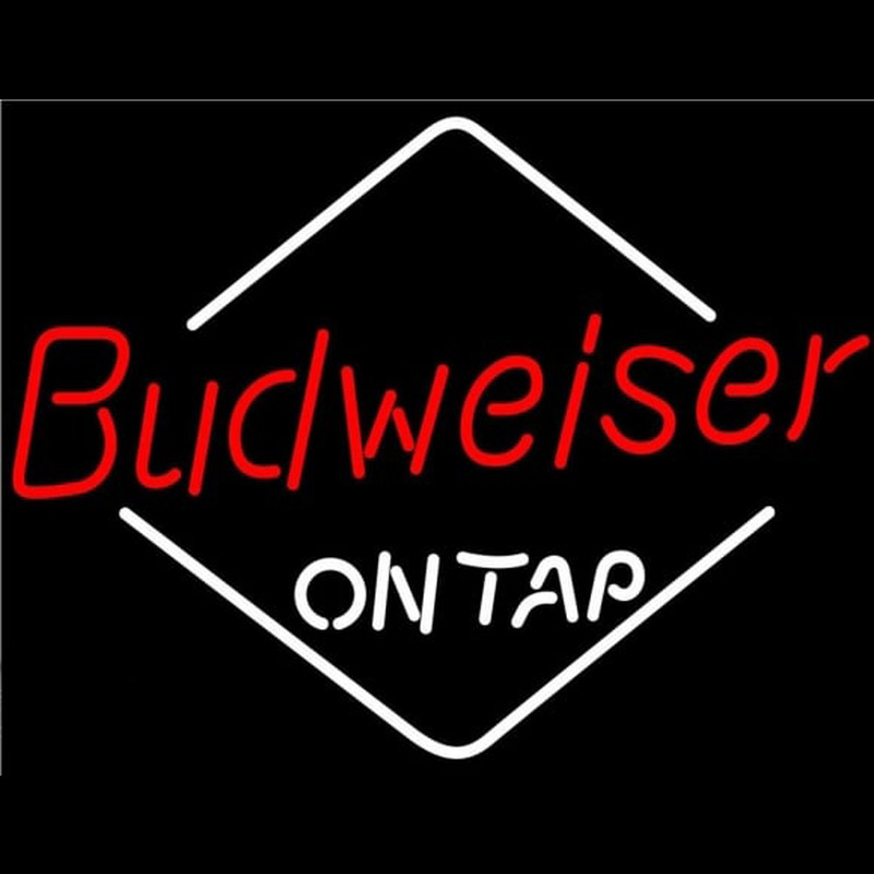 Budweiser Diamond On Tap Beer Sign Neonreclame