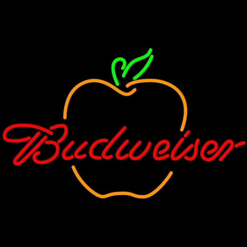 Budweiser Great Apple Beer Sign Neonreclame