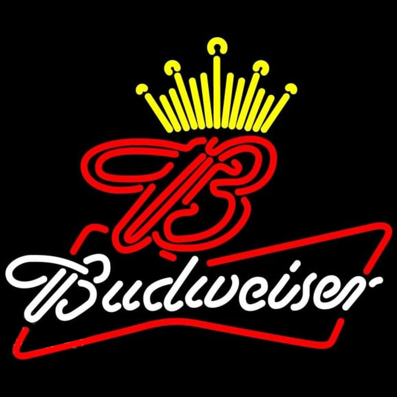 Budweiser King of It Up Beer Sign Neonreclame