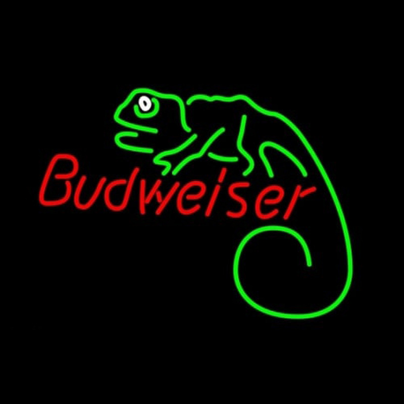 Budweiser Louie Lizard Neonreclame