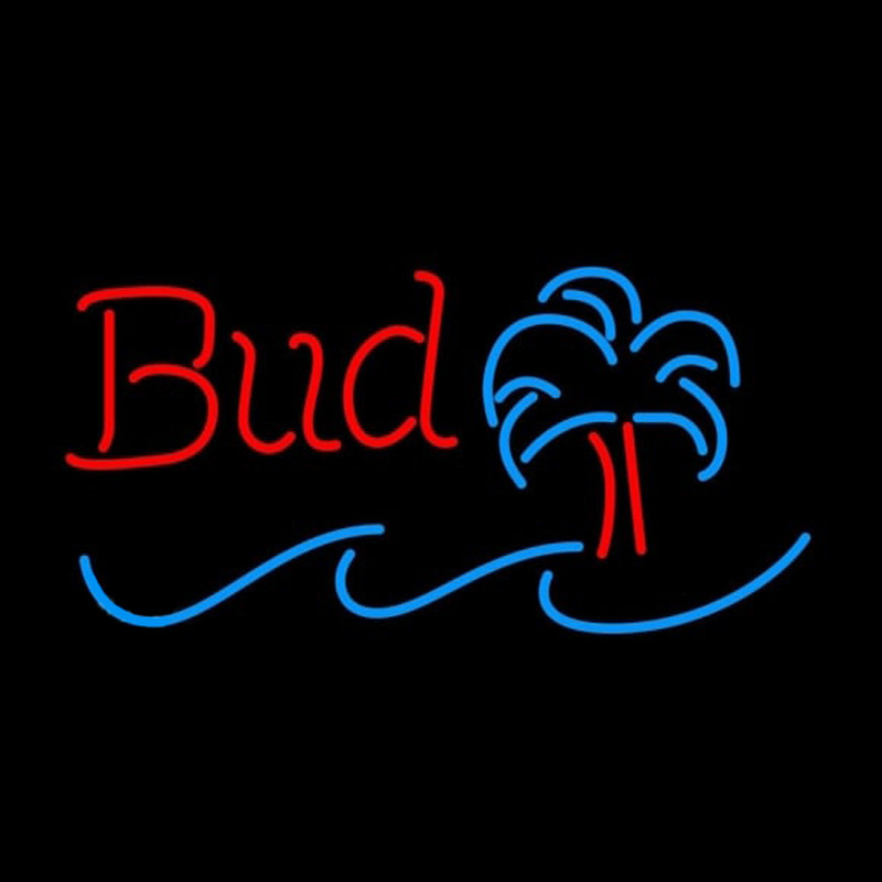 Budweiser Mini-palm Tree Beer Sign Neonreclame