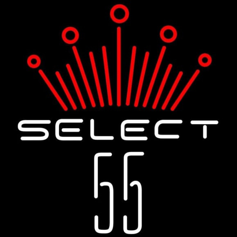 Budweiser Select 55 Beer Sign Neonreclame