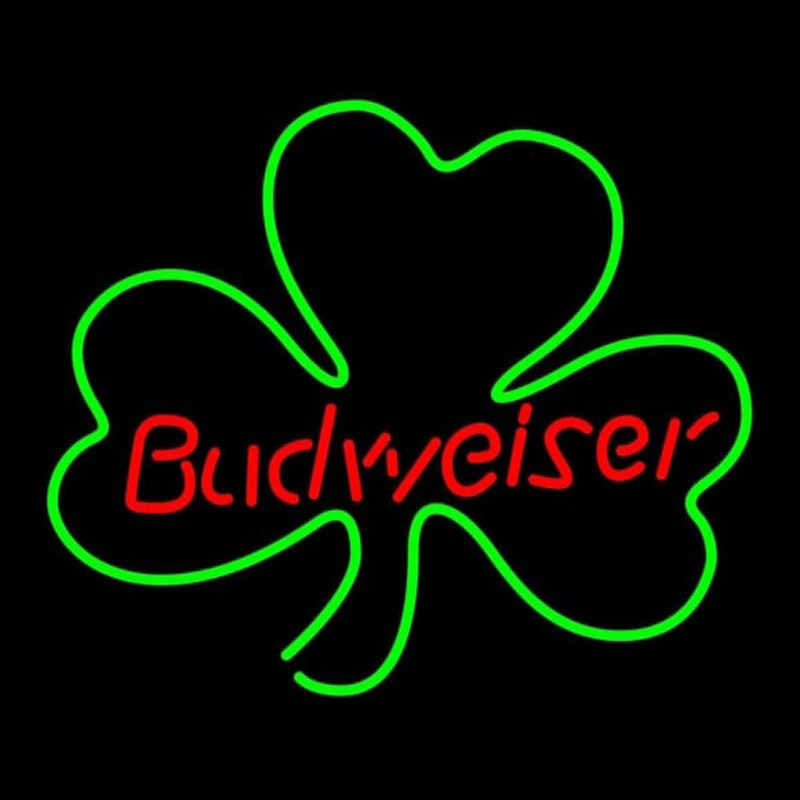 Budweiser Shamrock Beer Sign Neonreclame