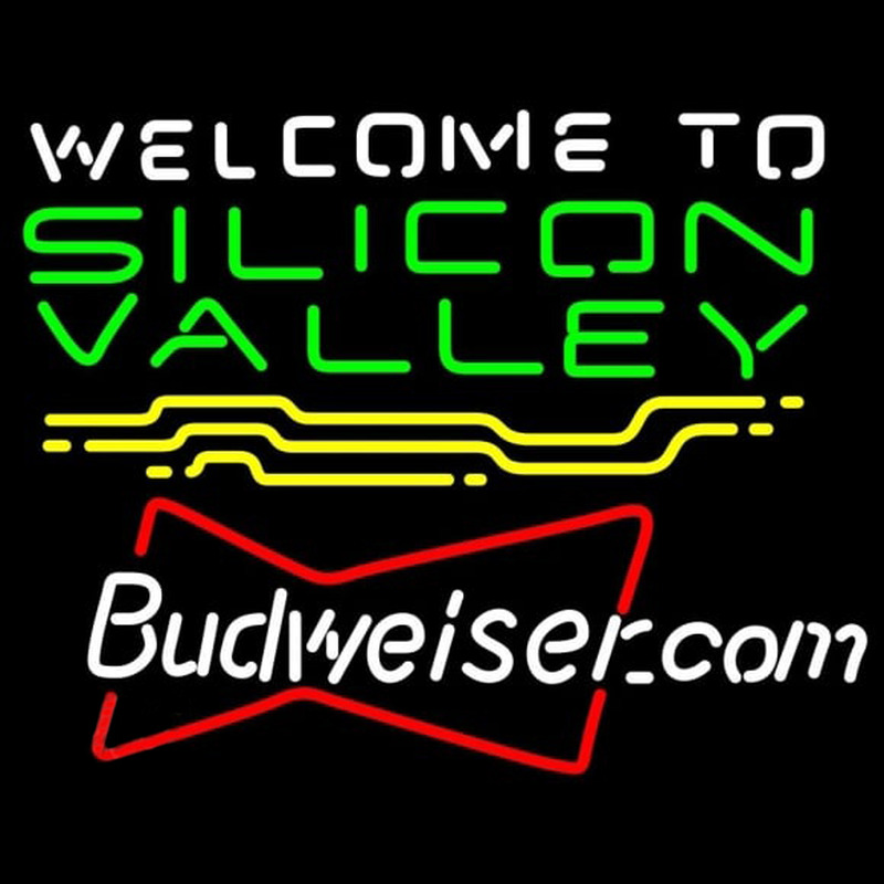 Budweiser Silicon Valley Beer Sign Neonreclame