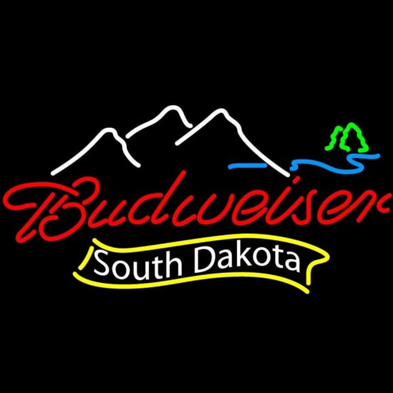 Budweiser South Dakota Beer Sign Neonreclame