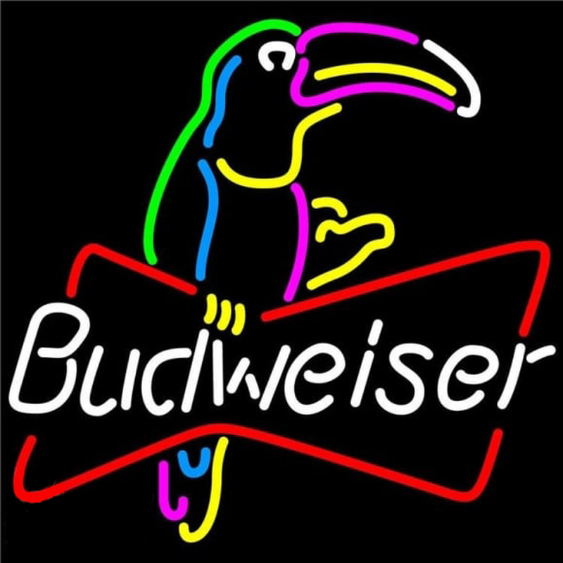 Budweiser Toucan Beer Sign Neonreclame