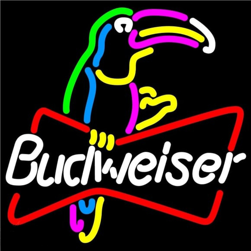 Budweiser Toucan Beer Sign Neonreclame