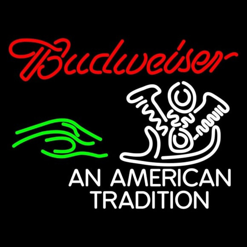 Budweiser Tradition Beer Sign Neonreclame