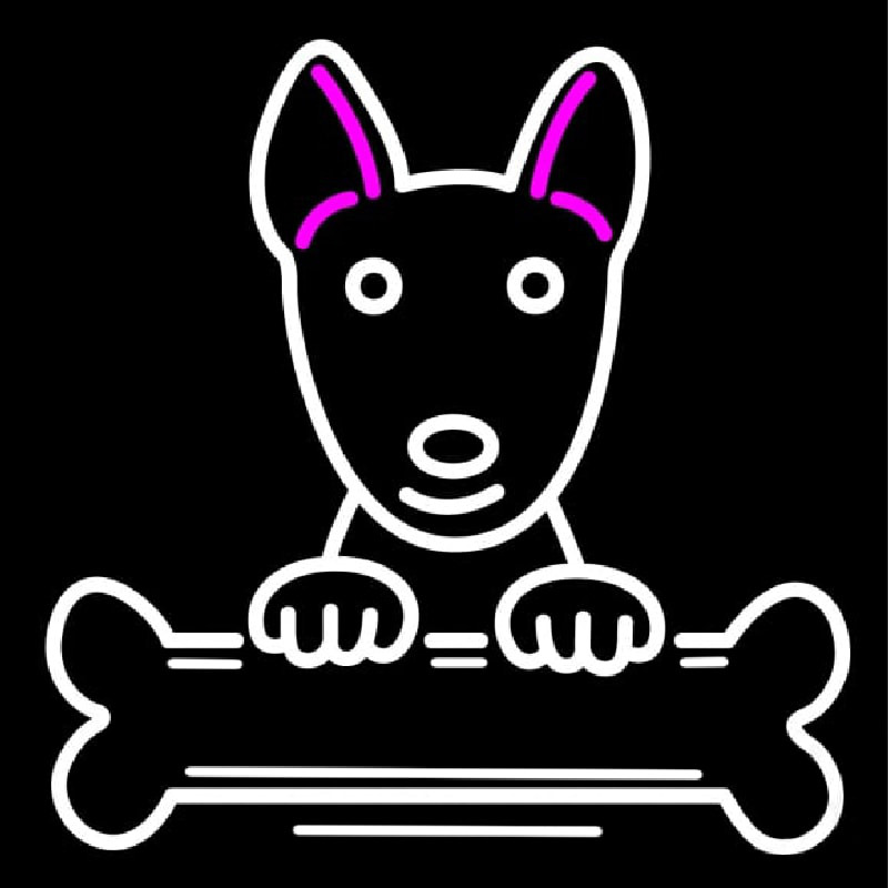 Bull Terrier Poster Neonreclame