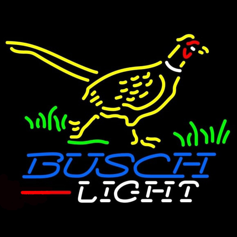 Busch Light Pheasant Beer Sign Neonreclame