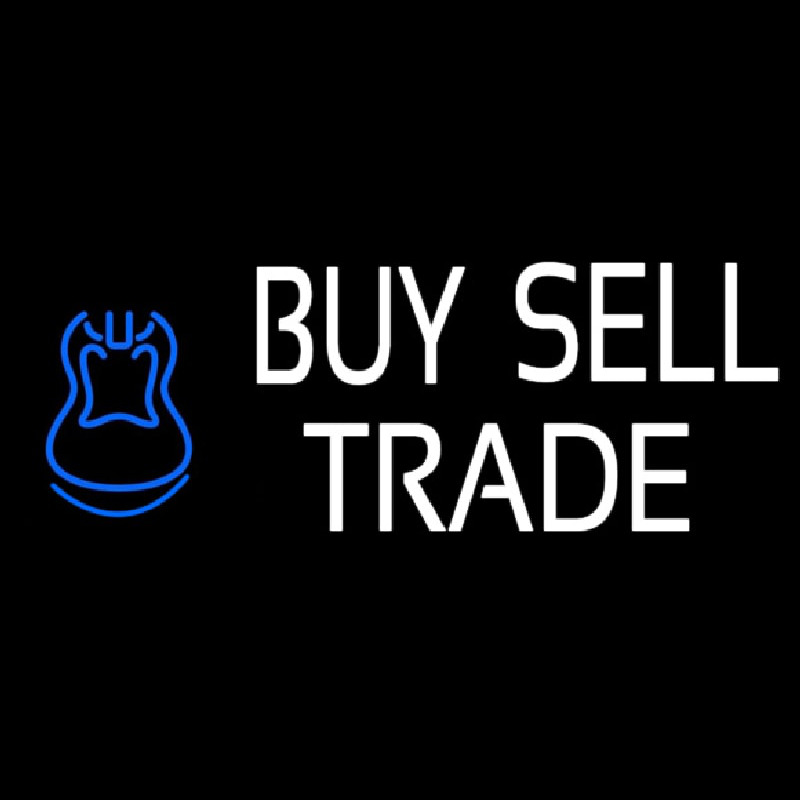 Buy Sell Trade Guitar 1 Neonreclame