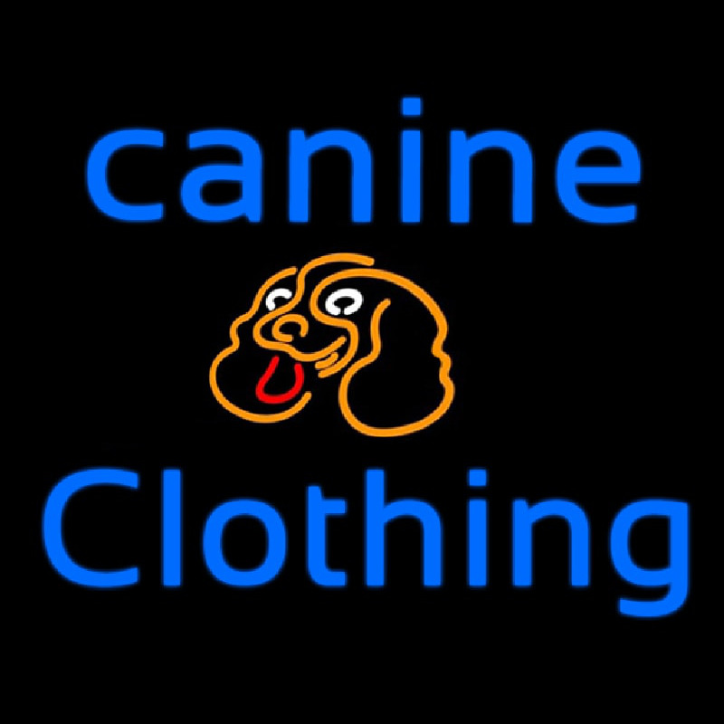 Canine Clothing Neonreclame