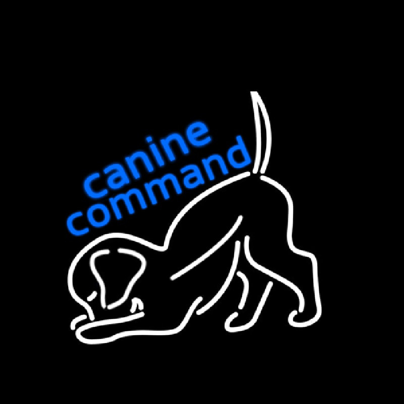 Canine Command Neonreclame