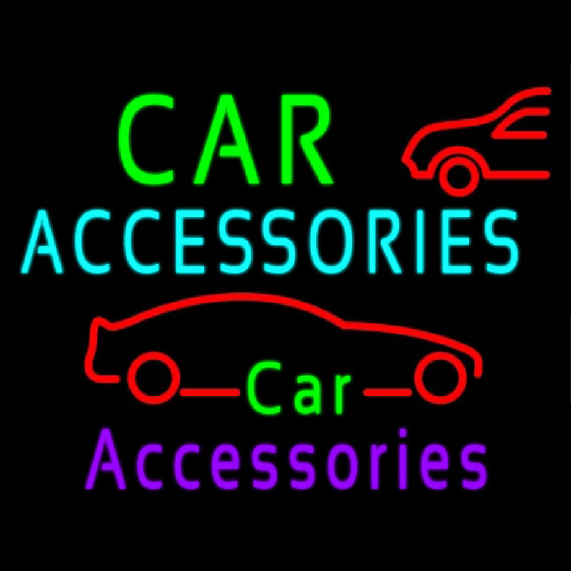 Car Accessories Neonreclame