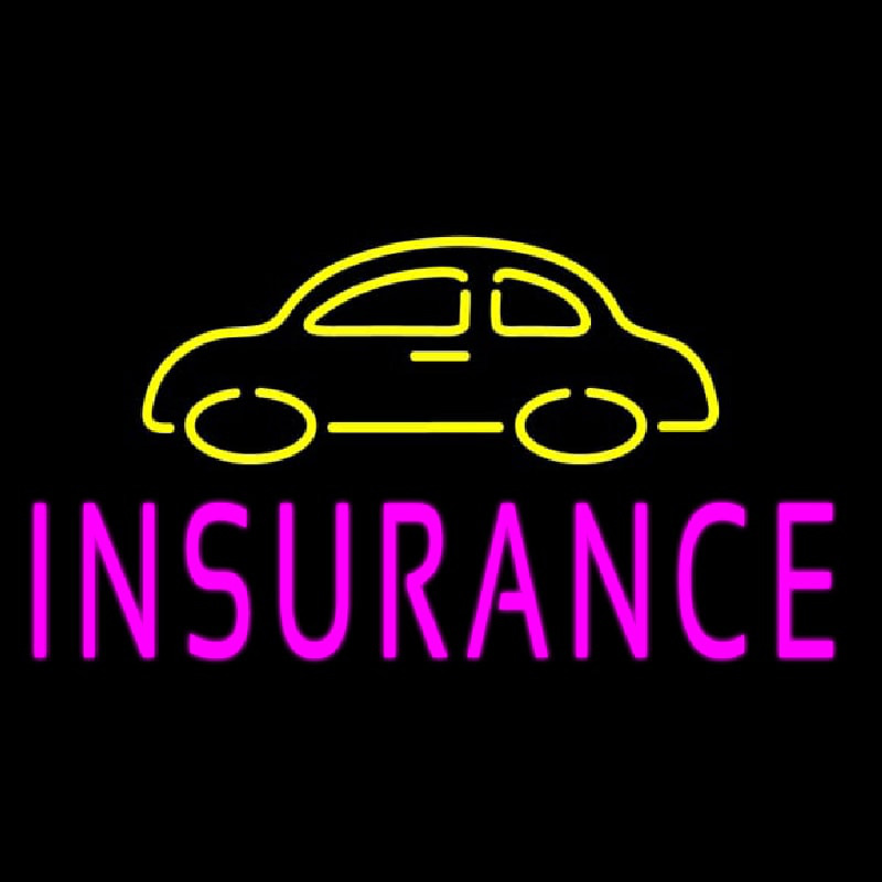 Car Insurance Neonreclame