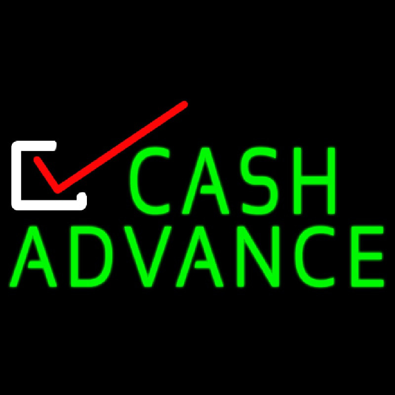 Cash Advance Neonreclame