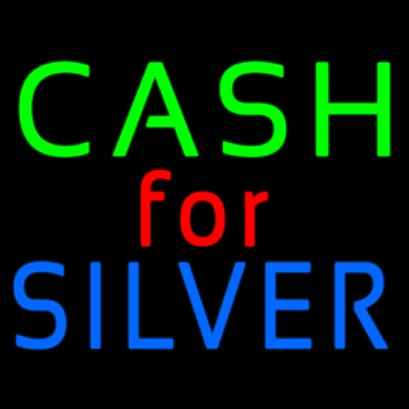 Cash For Silver Neonreclame