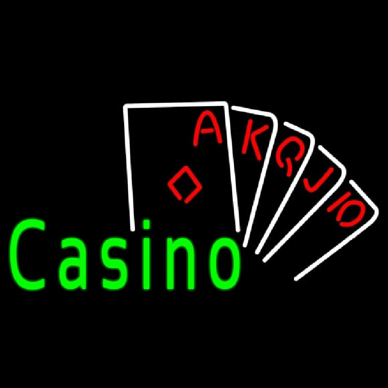 Casino With Cards Neonreclame