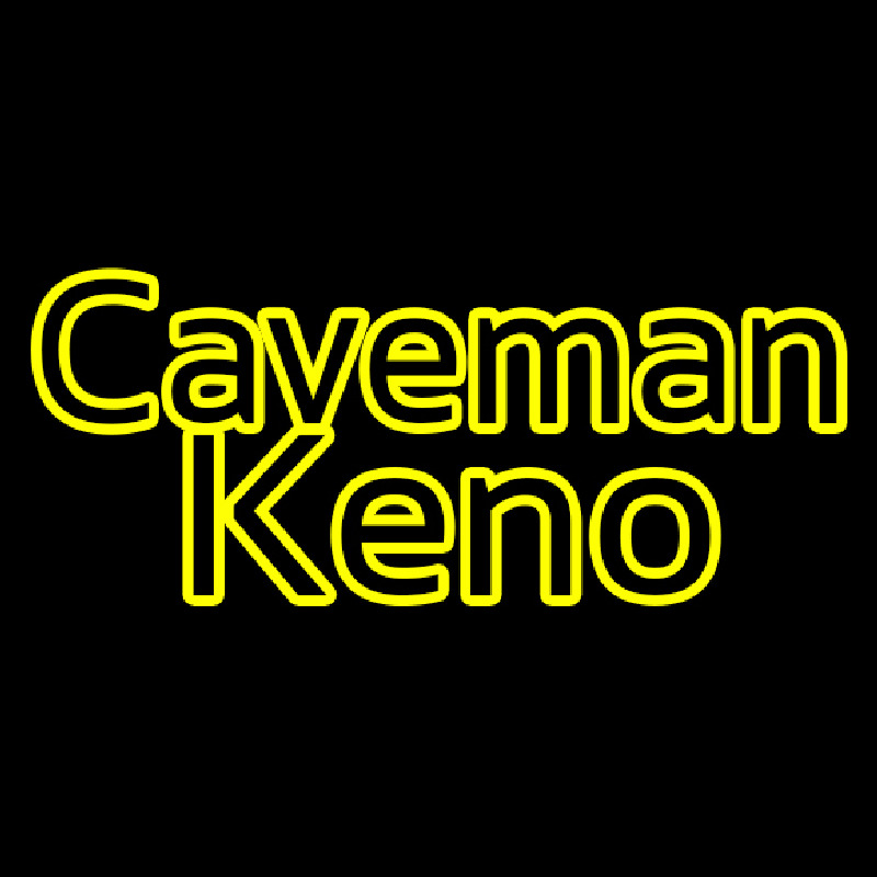 Caveman Keno Neonreclame