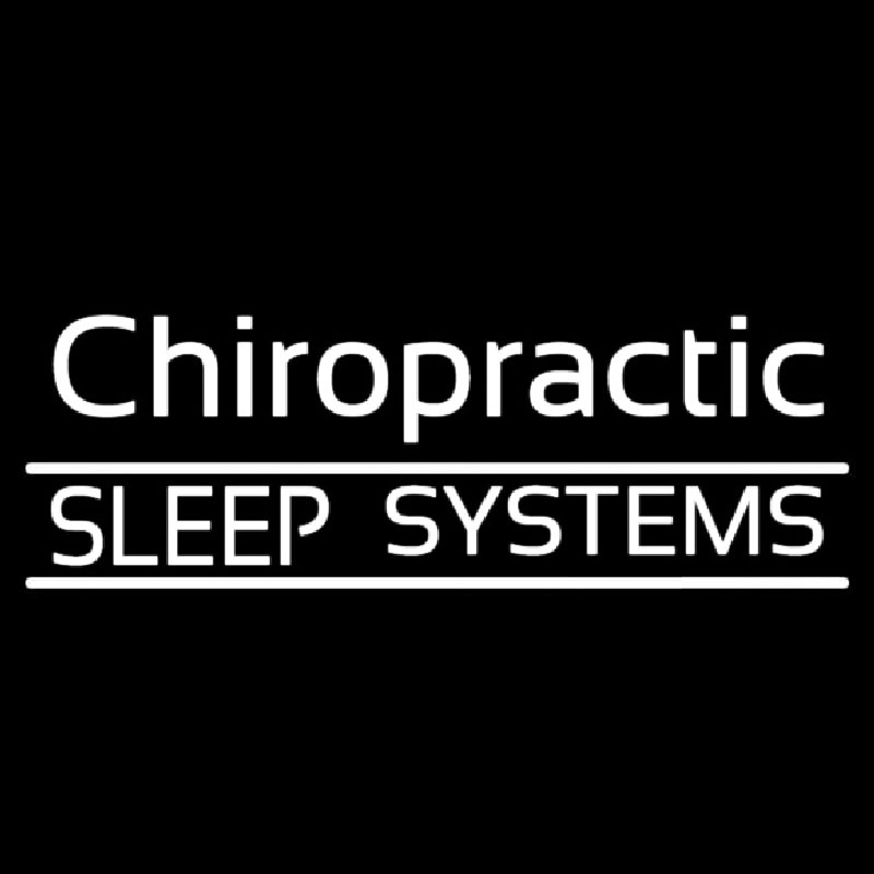 Chiropractic Sleep Systems Neonreclame