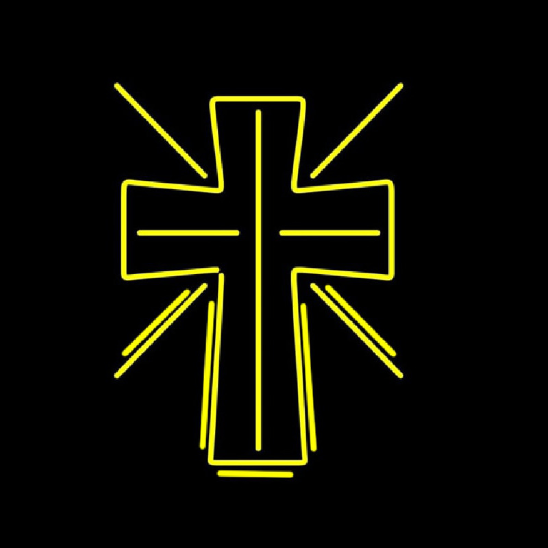 Christian Cross Neonreclame