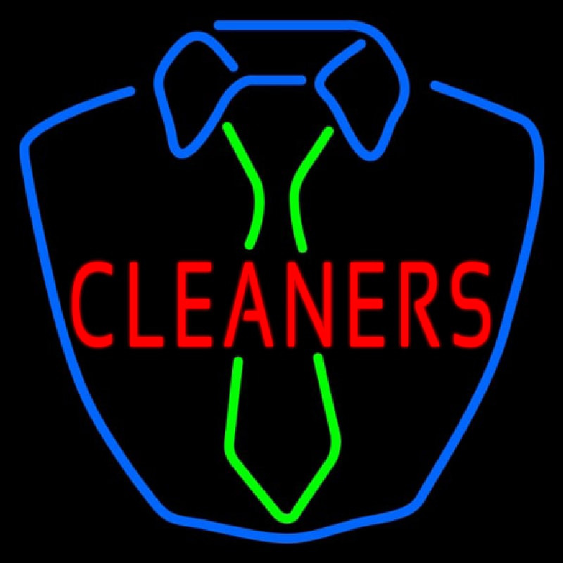 Cleaners Shirt Logo Neonreclame