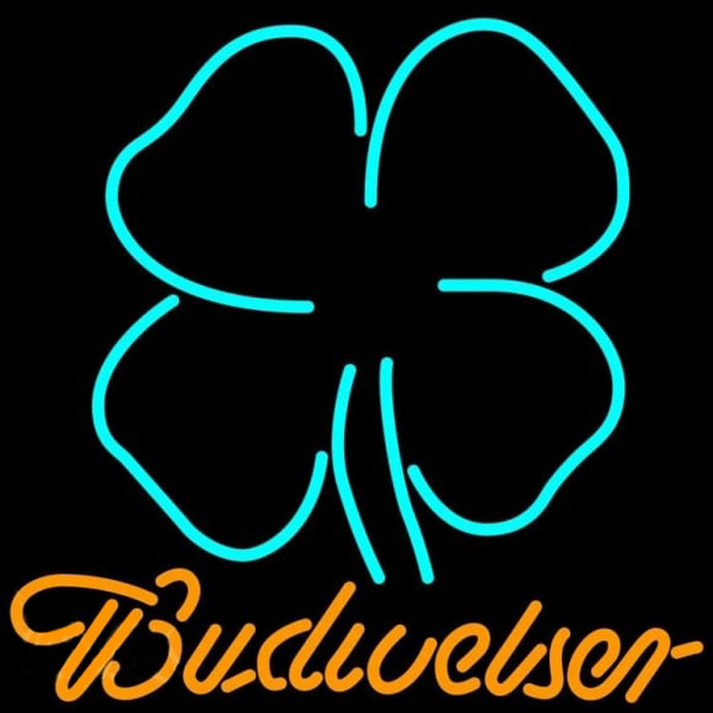 Clover Budweiser Beer Sign Neonreclame