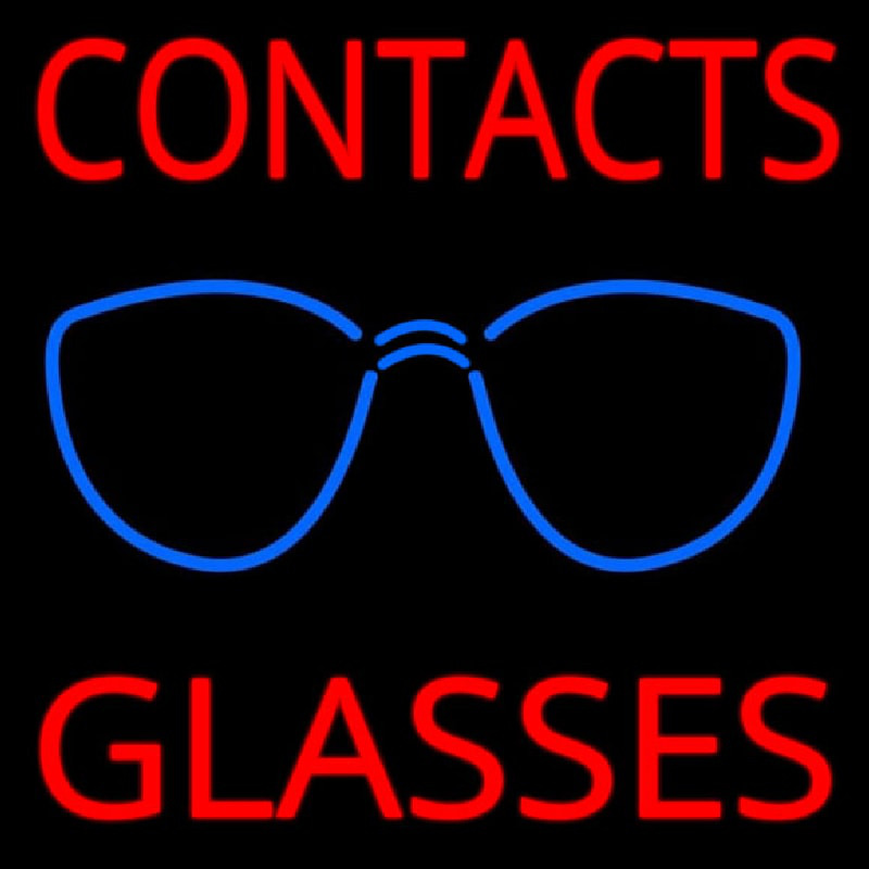 Contact Glasses Neonreclame