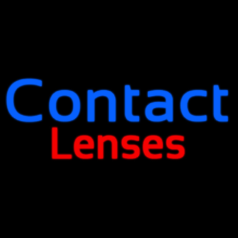 Contact Lenses Neonreclame