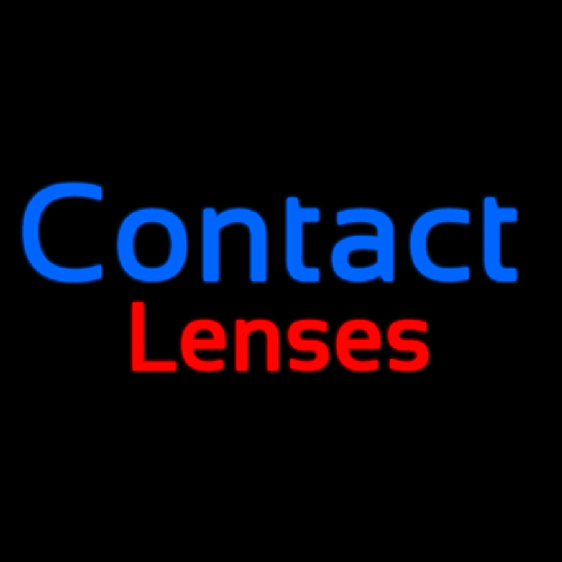 Contact Lenses Neonreclame