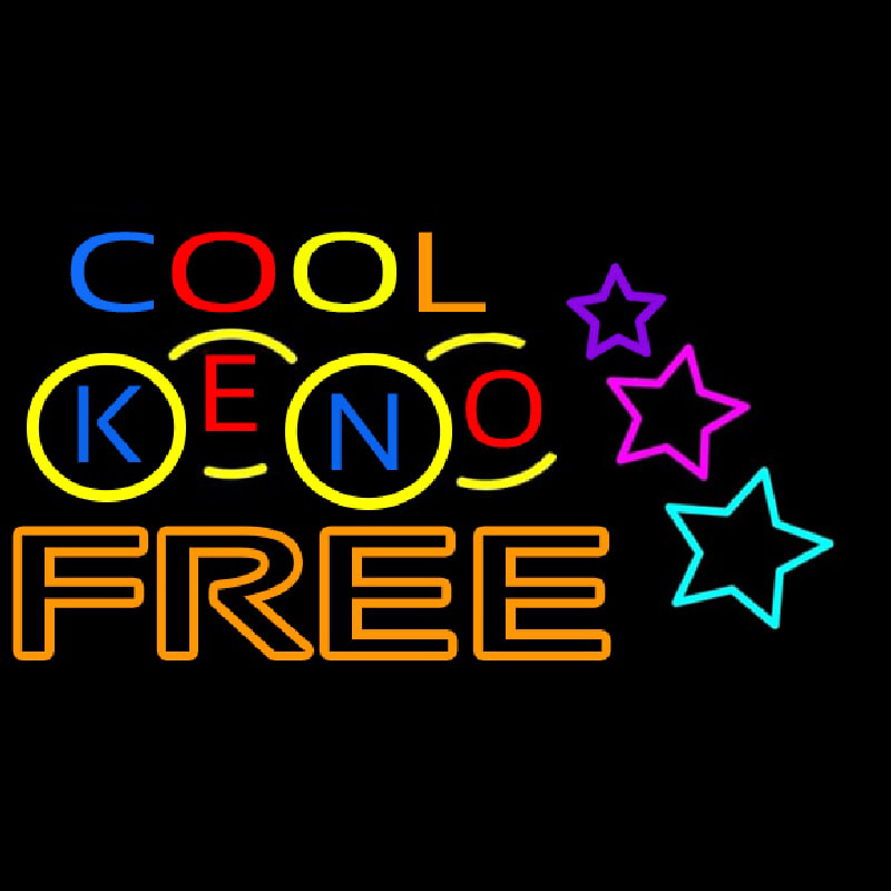 Cool Keno Free 1 Neonreclame