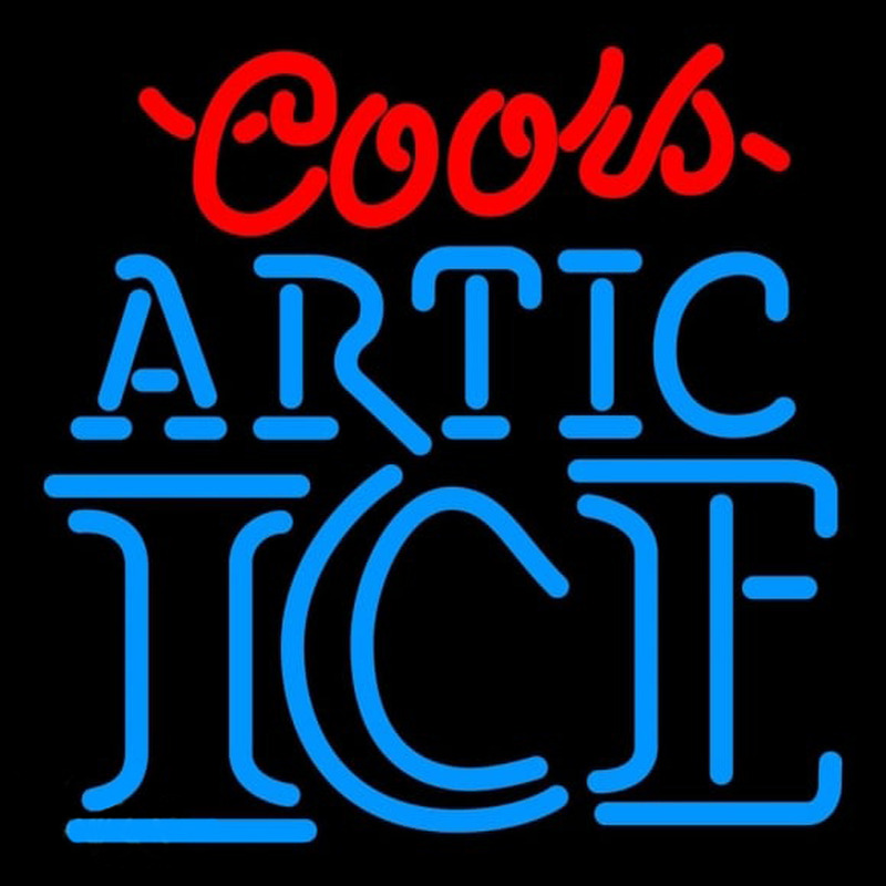 Coors Artic Ice Beer Sign Neonreclame