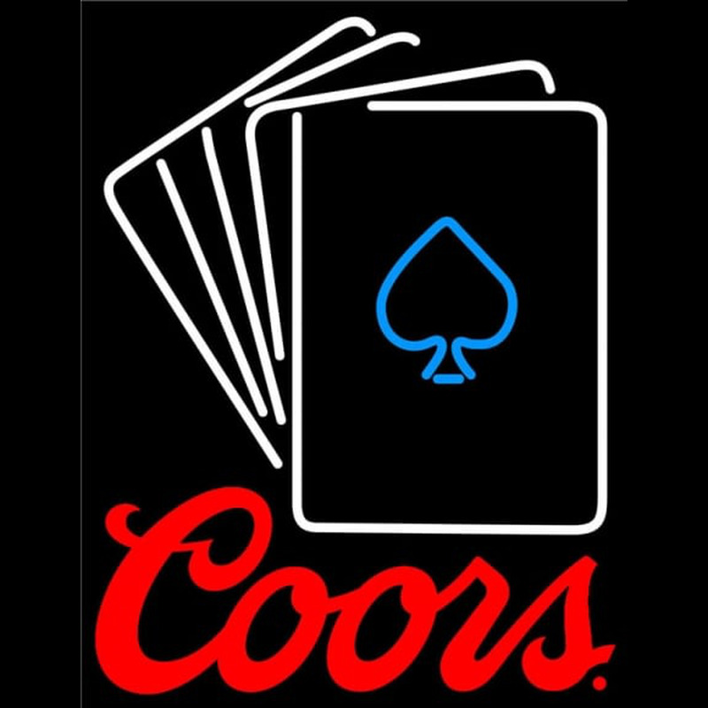 Coors Cards Neonreclame