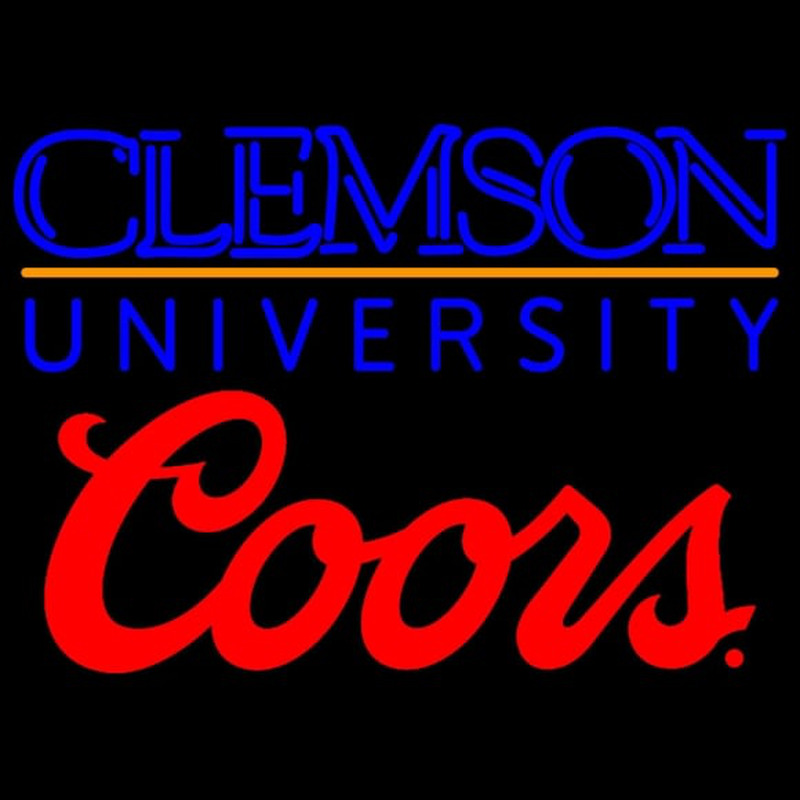 Coors Clemson University Neonreclame