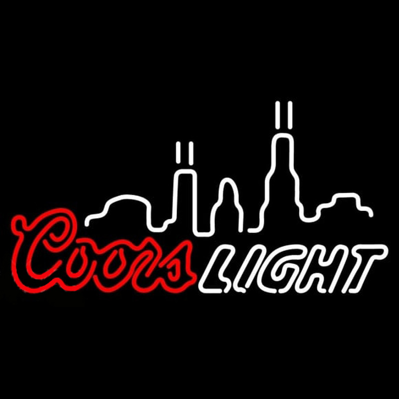 Coors Light City Logo Beer Sign Neonreclame