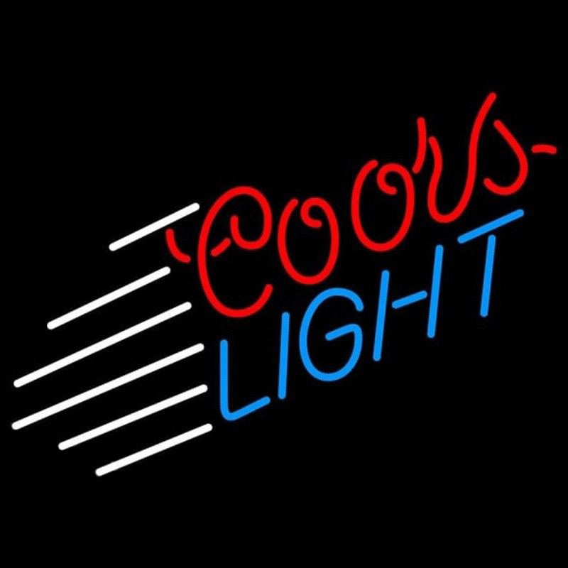 Coors Light Lines Beer Sign Neonreclame