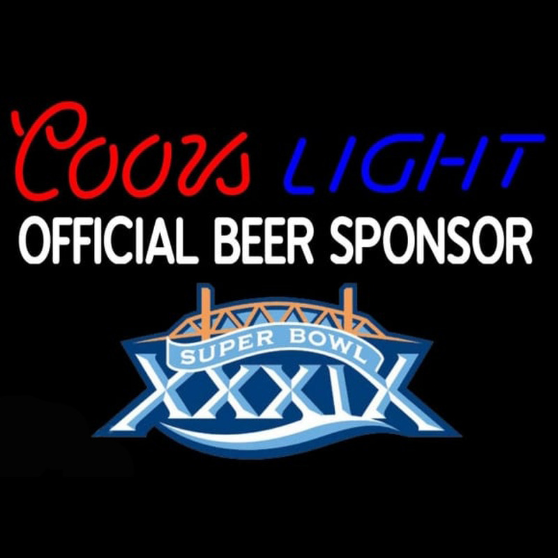 Coors Light Offical Beer Sponsor Beer Sign Neonreclame