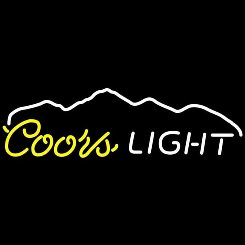 Coors Light Waterfall Beer Sign Neonreclame