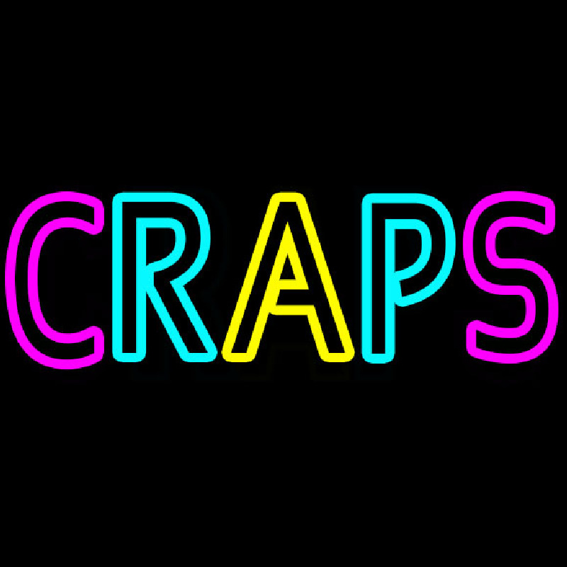 Craps 1 Neonreclame