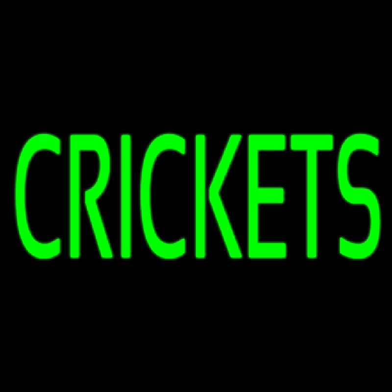 Crickets Neonreclame